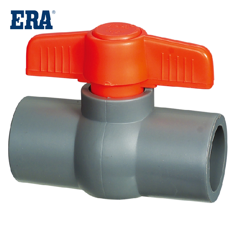 Plastic ball clearance valve